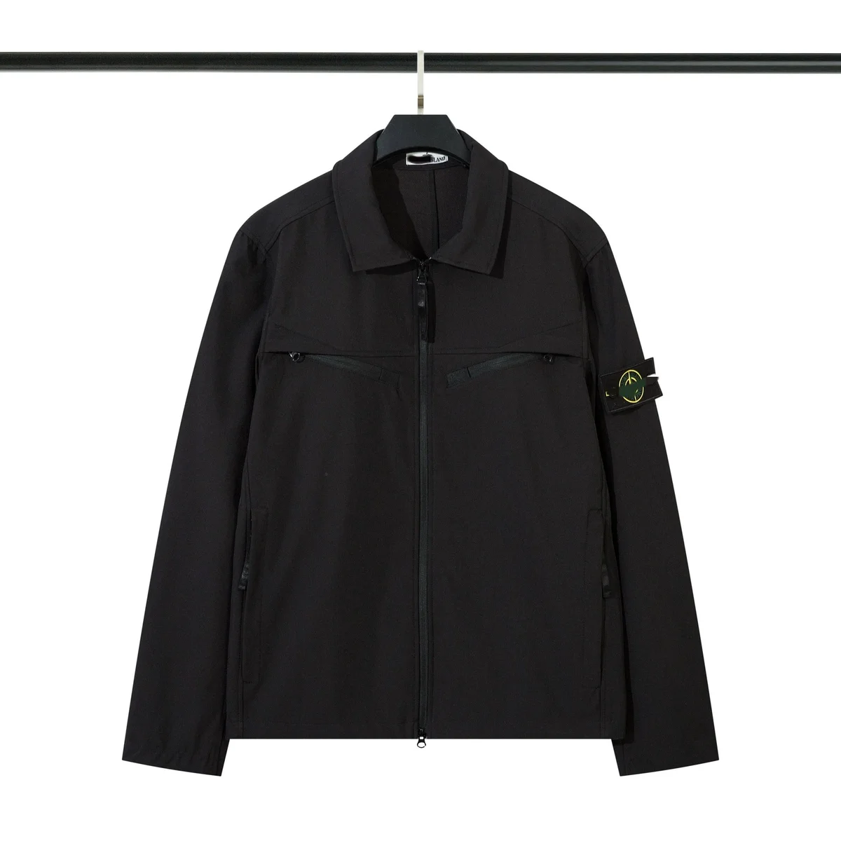 Stone Island Stone Island Black Zip-Up Jacket