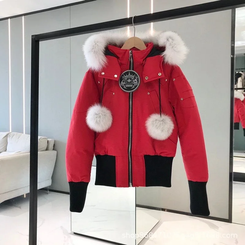 سترة باركا Canada Goose Chilliwack نسائية حمراء