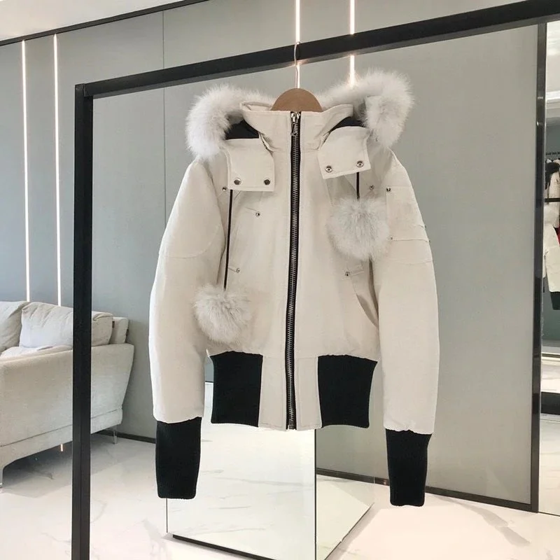 سترة باركا Canada Goose Chilliwack بالأبيض والأسود