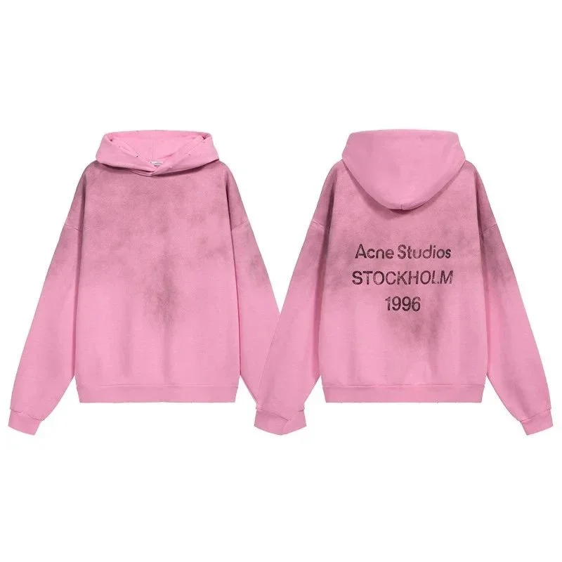 Acne Studios Stockholm 1996 Washed Pink Hoodie