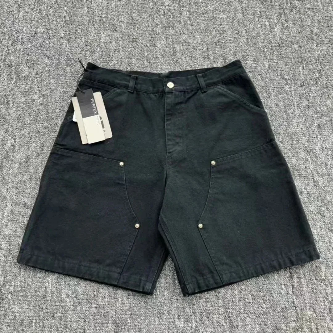 Black Utility Shorts