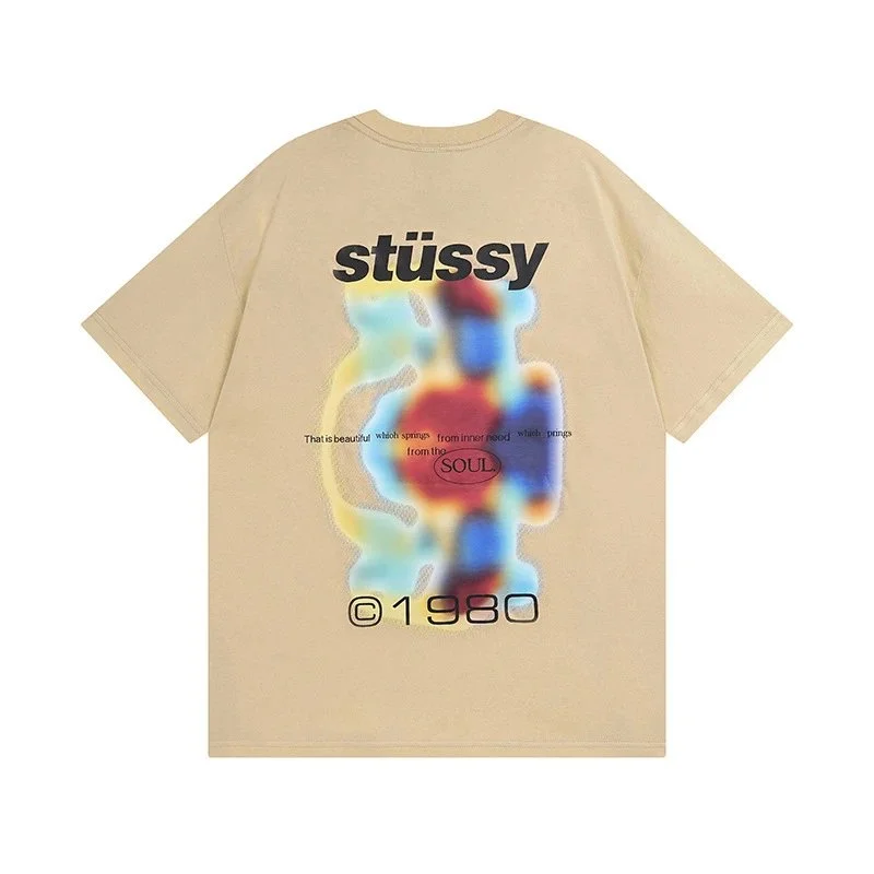 Stüssy Khaki Graphic T-Shirt