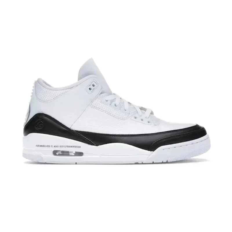 Jordan Air Jordan 3 Fragment Design Weiß/Schwarz Turnschuhe