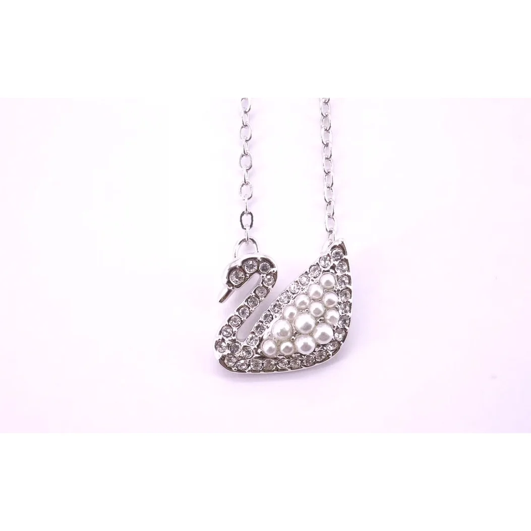 Vivienne Westwood 6614 Small Swan Crystal Pearl Necklace