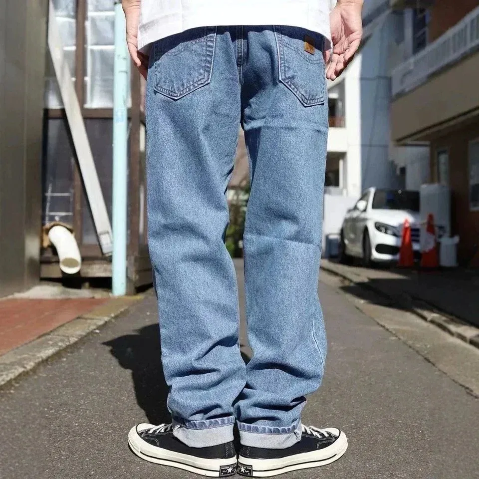 Carhartt WIP Relaxed Fit Light Blue Denim Jeans