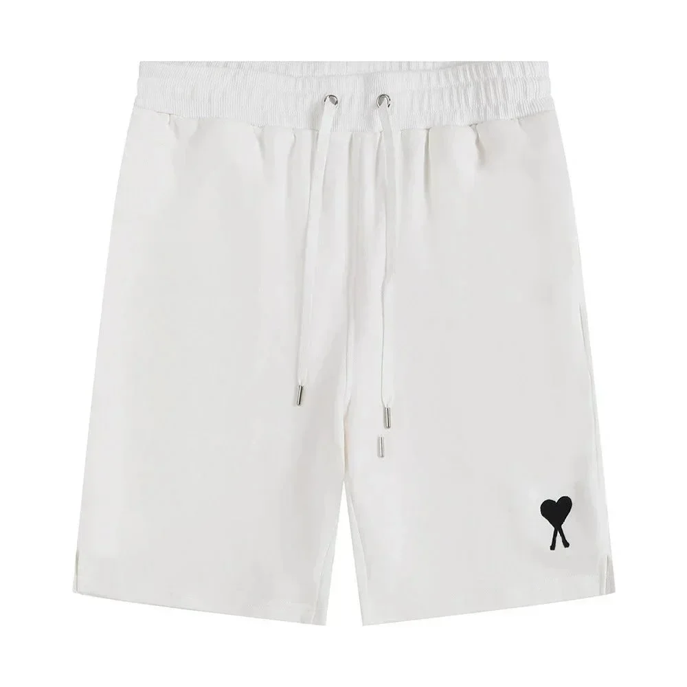 Marcelo Burlon Cross White/Black Logo Shorts