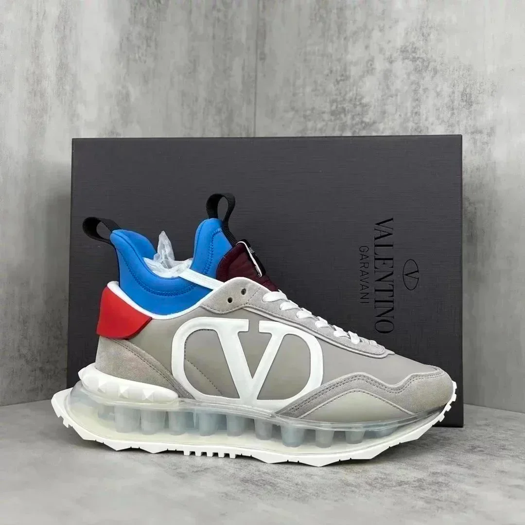 Valentino VLTN Grau/Blau/Rot Turnschuhe