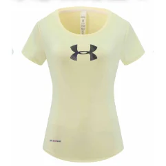 تيشيرت Under Armour كريمي بشعار